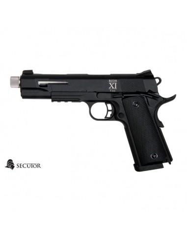 Pistola Rudis Secutor Plata BlowBack CO2