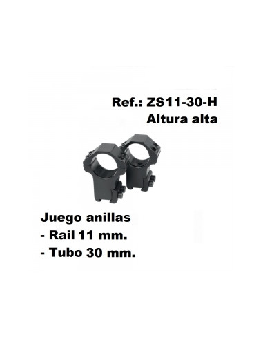 Monturas Zasdar Altura Alta Ø30 mm /...