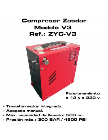 Comprensor Eléctrico PCP Zasdar V3...