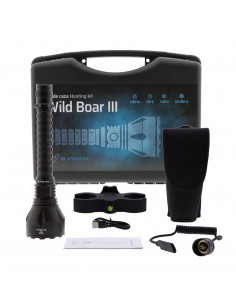 Kit de caza linterna...