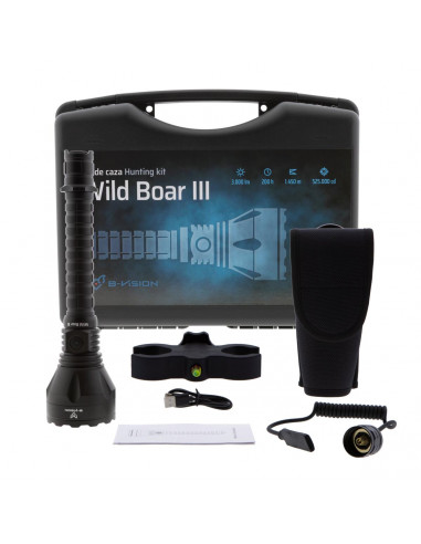 Kit de caza linterna B-Vision WILD...